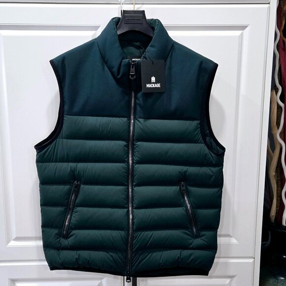 Mackage Down Filled Gilet - Green - Picture 1 of 16